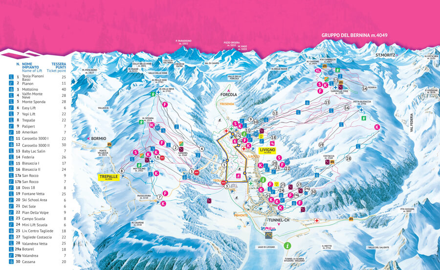 migliori piste sci livigno 1